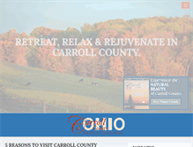 Tablet Screenshot of carrollcountyohio.com