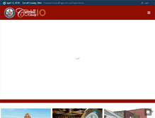 Tablet Screenshot of carrollcountyohio.us